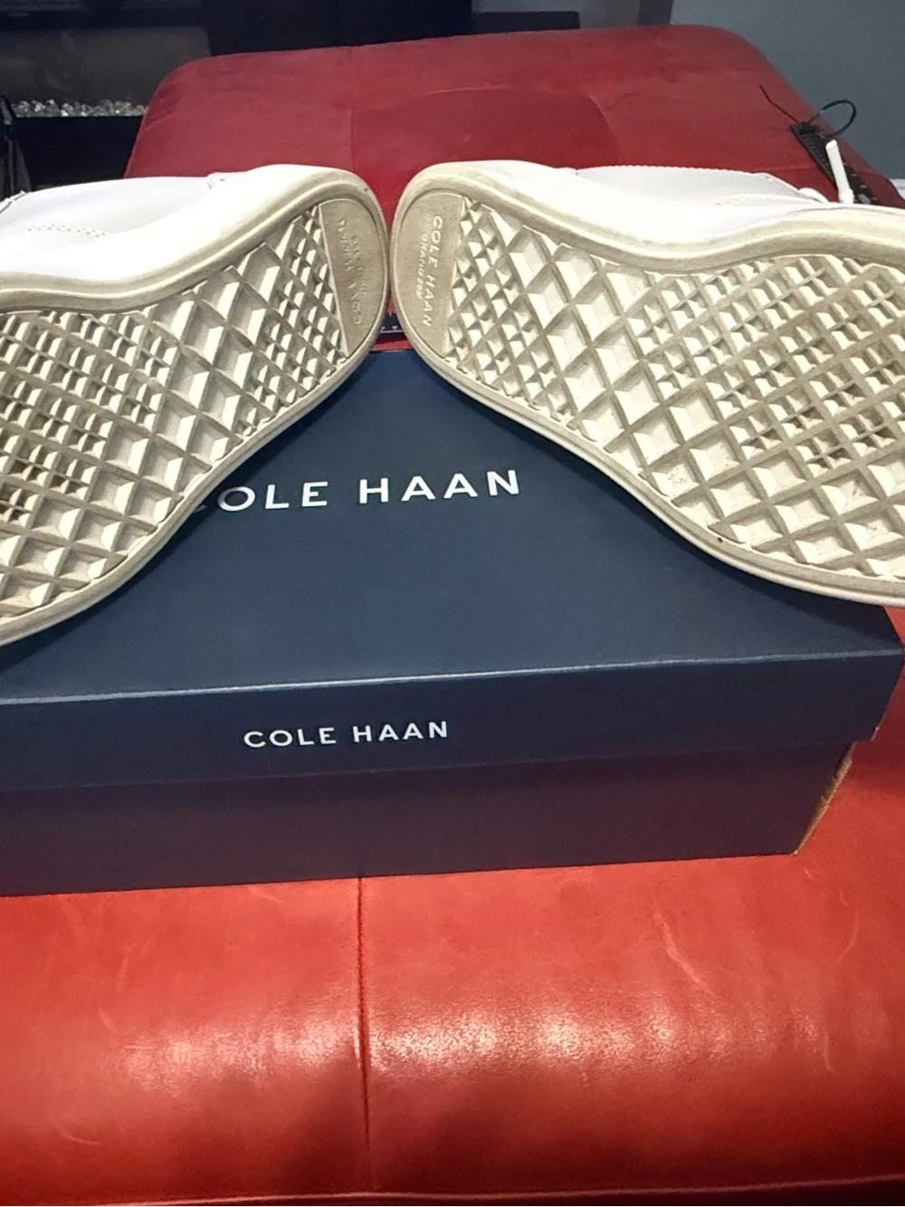 Cole Haan Men's Grand Crosscourt Transition Sneakers White Leather size 10.5